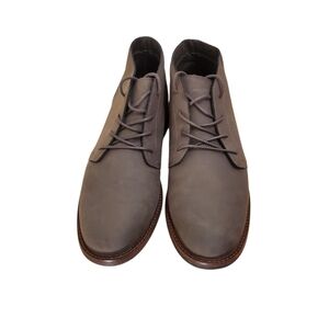 Goodfellow & Co Mens Gray Suede Lace Up Chukka Boots Size 11.5